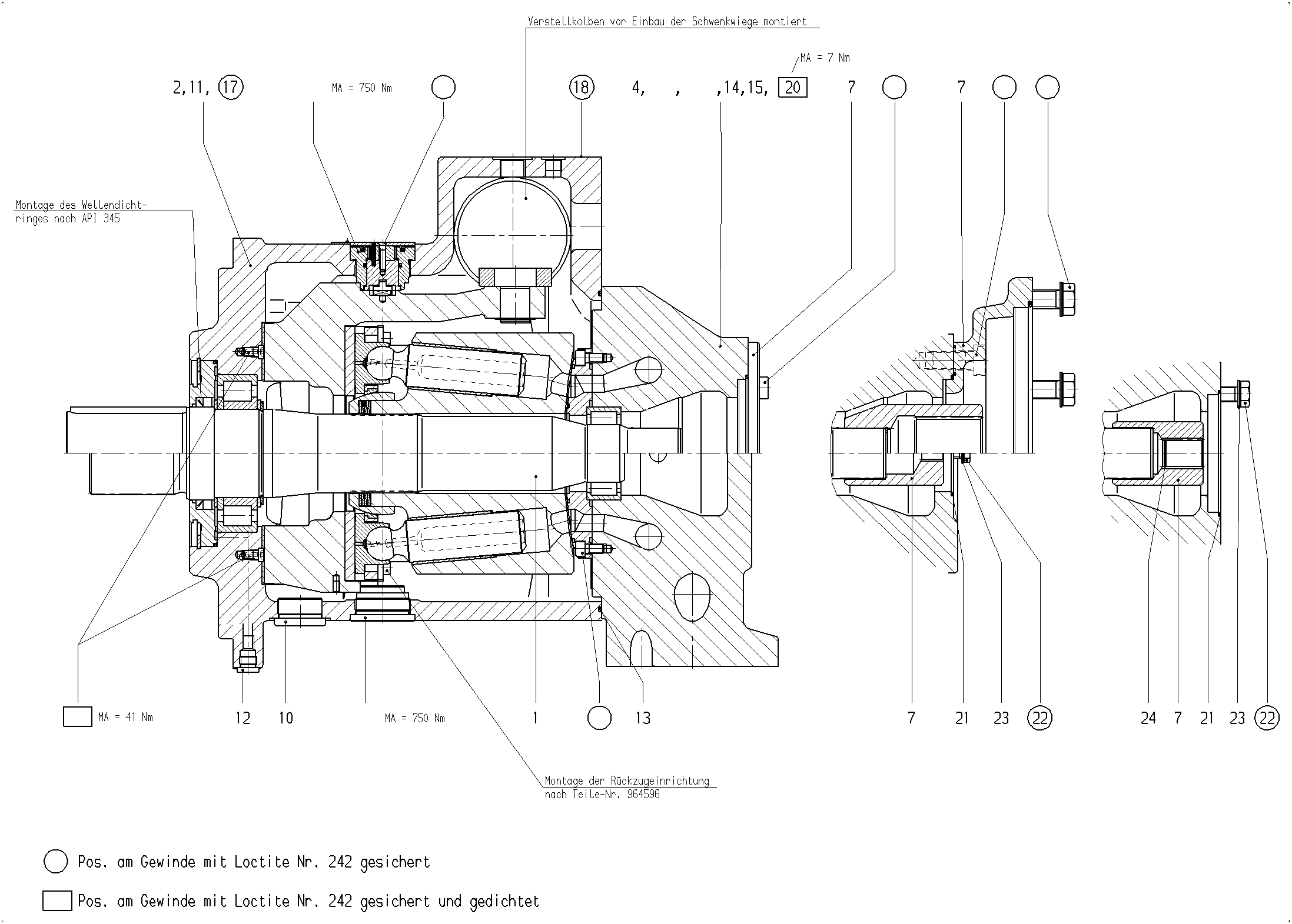 G A4VSG 750 OV /22R-PPH10N00 — Zeichnung