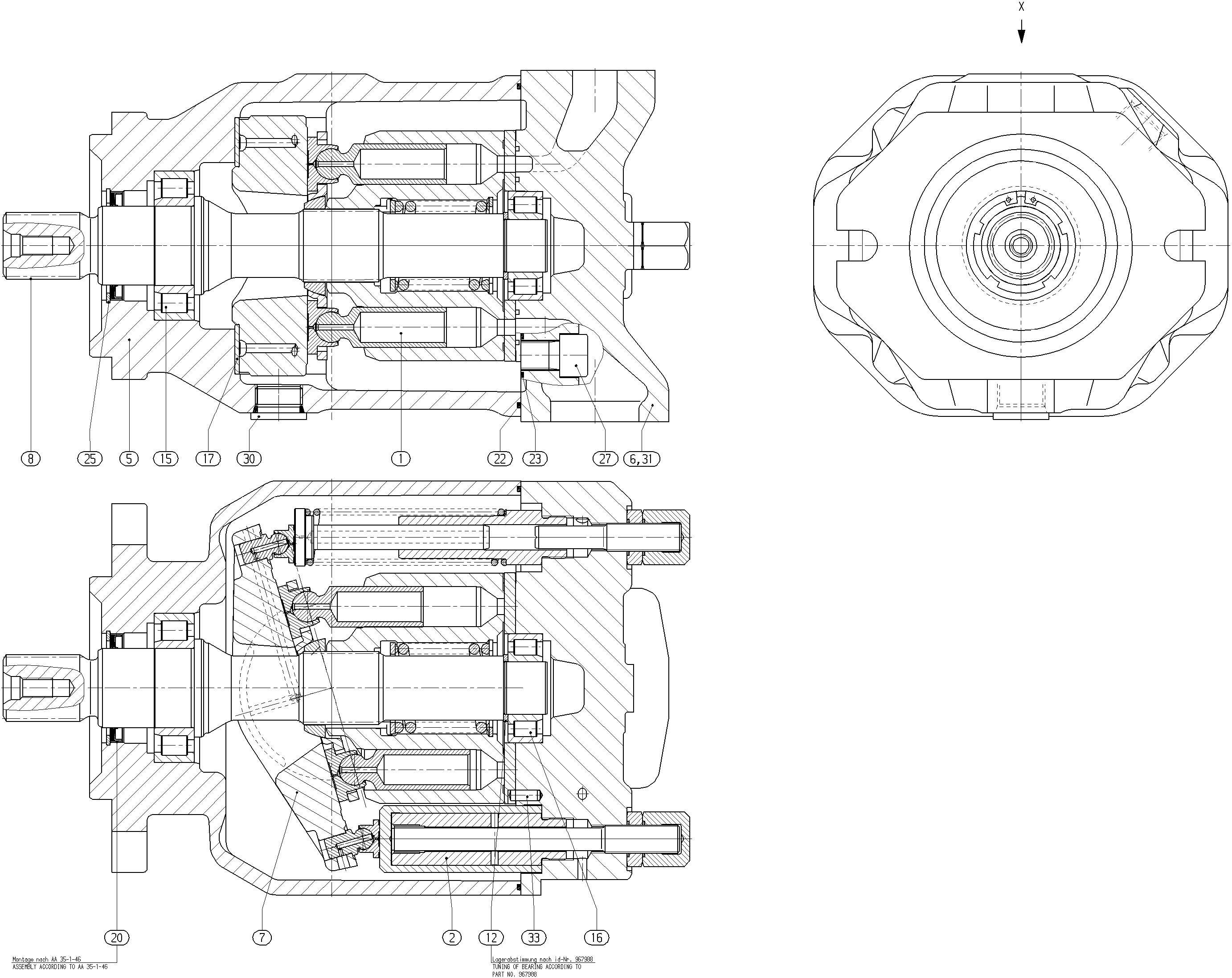 GE A10V O100 OV /31R-VSC62N00 -SO 97 — Zeichnung