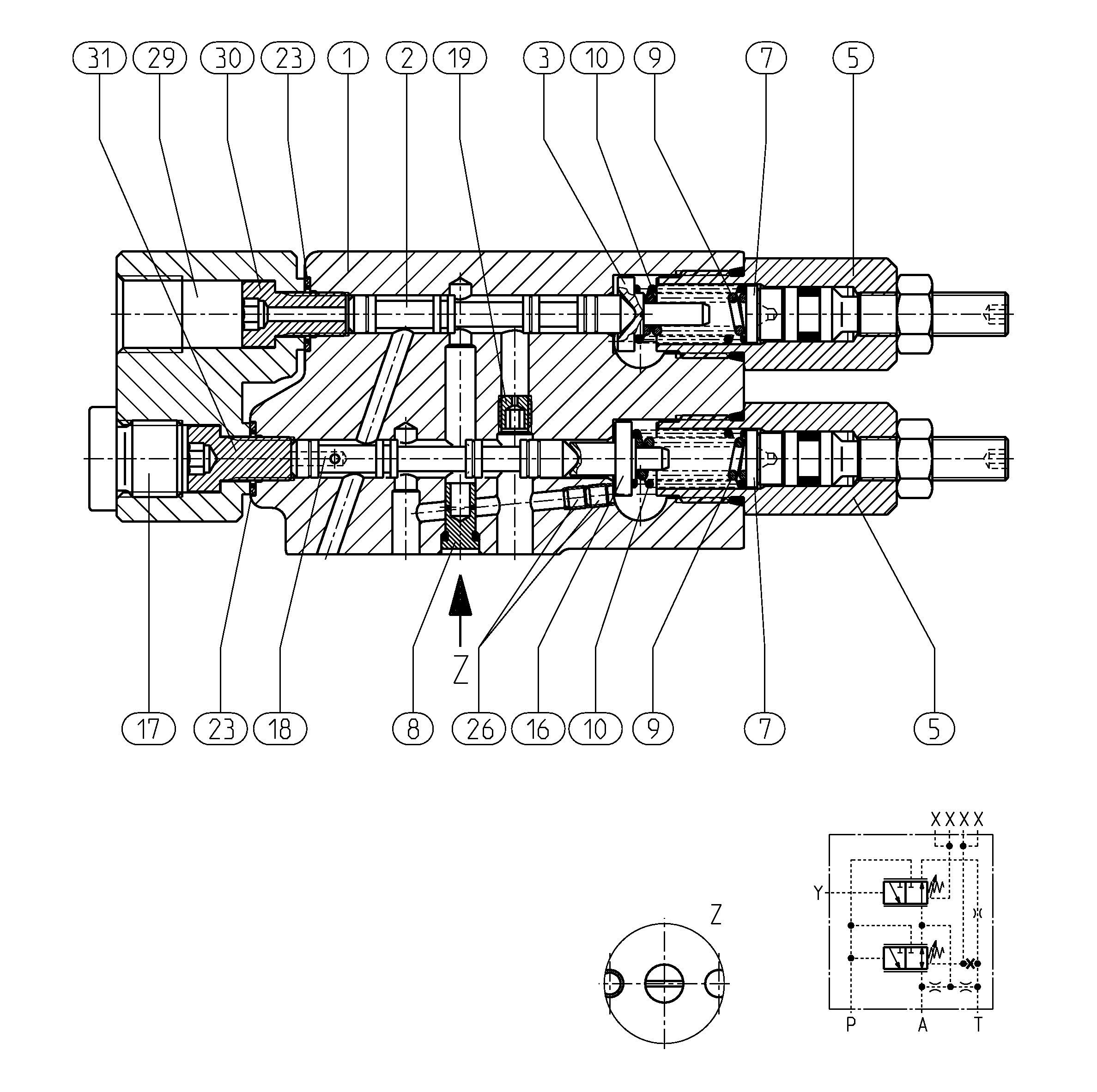CONTROL VALVE — Zeichnung