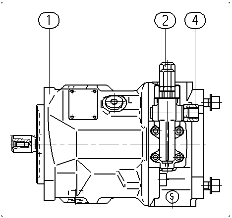 A A10V O 28 DFR1/31R-PSC12K01 -SO379 — Zeichnung