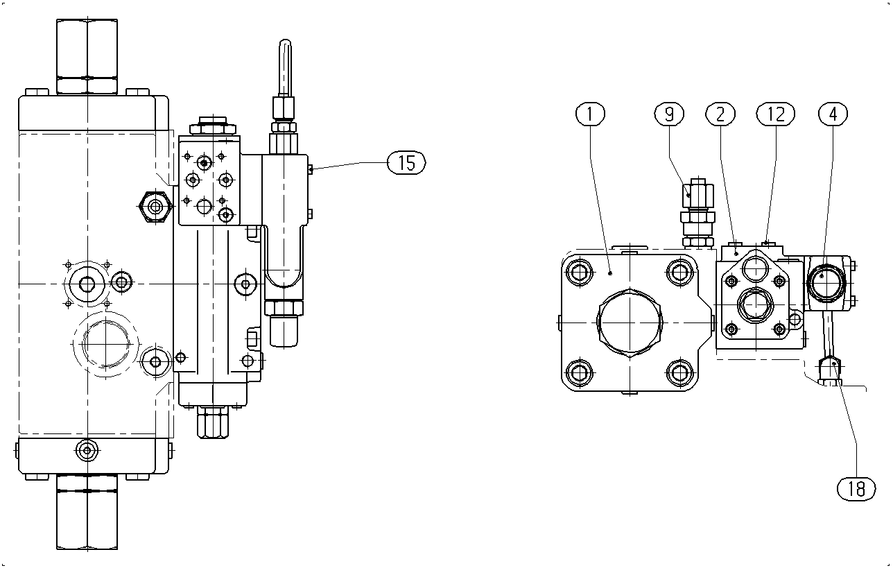 V A4VSG 355 HD1A /30R-P — Zeichnung