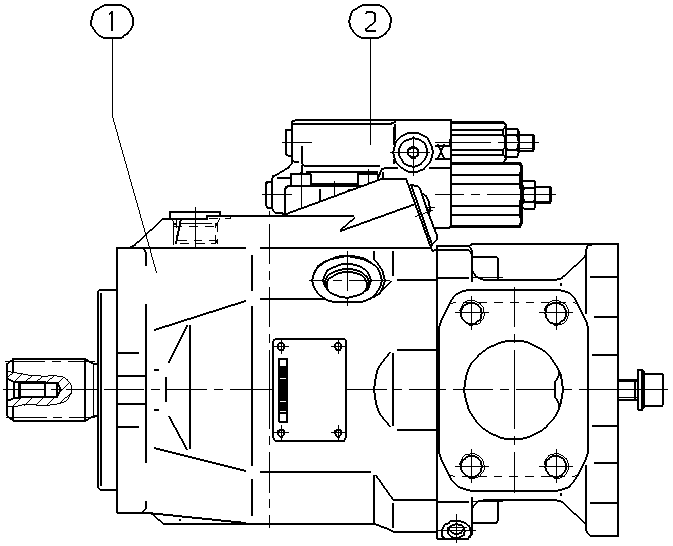 AXIAL-PISTON PUMP — Zeichnung