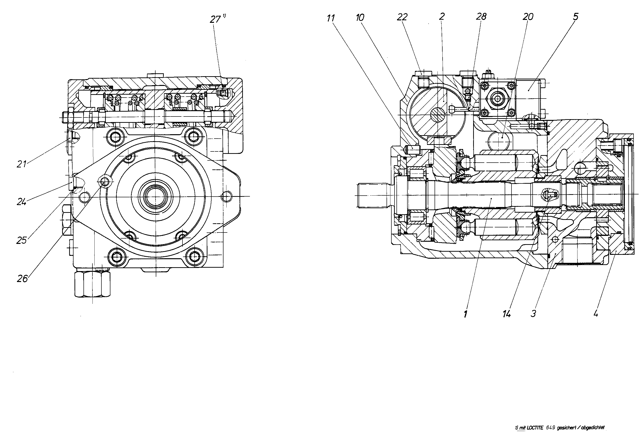 A11VG50HD1/11R-PSC10F022S — Zeichnung