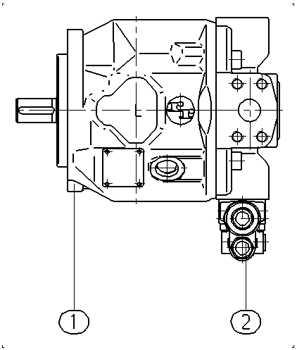 AA10VO71DFR/31R-PPC62N00 — Zeichnung