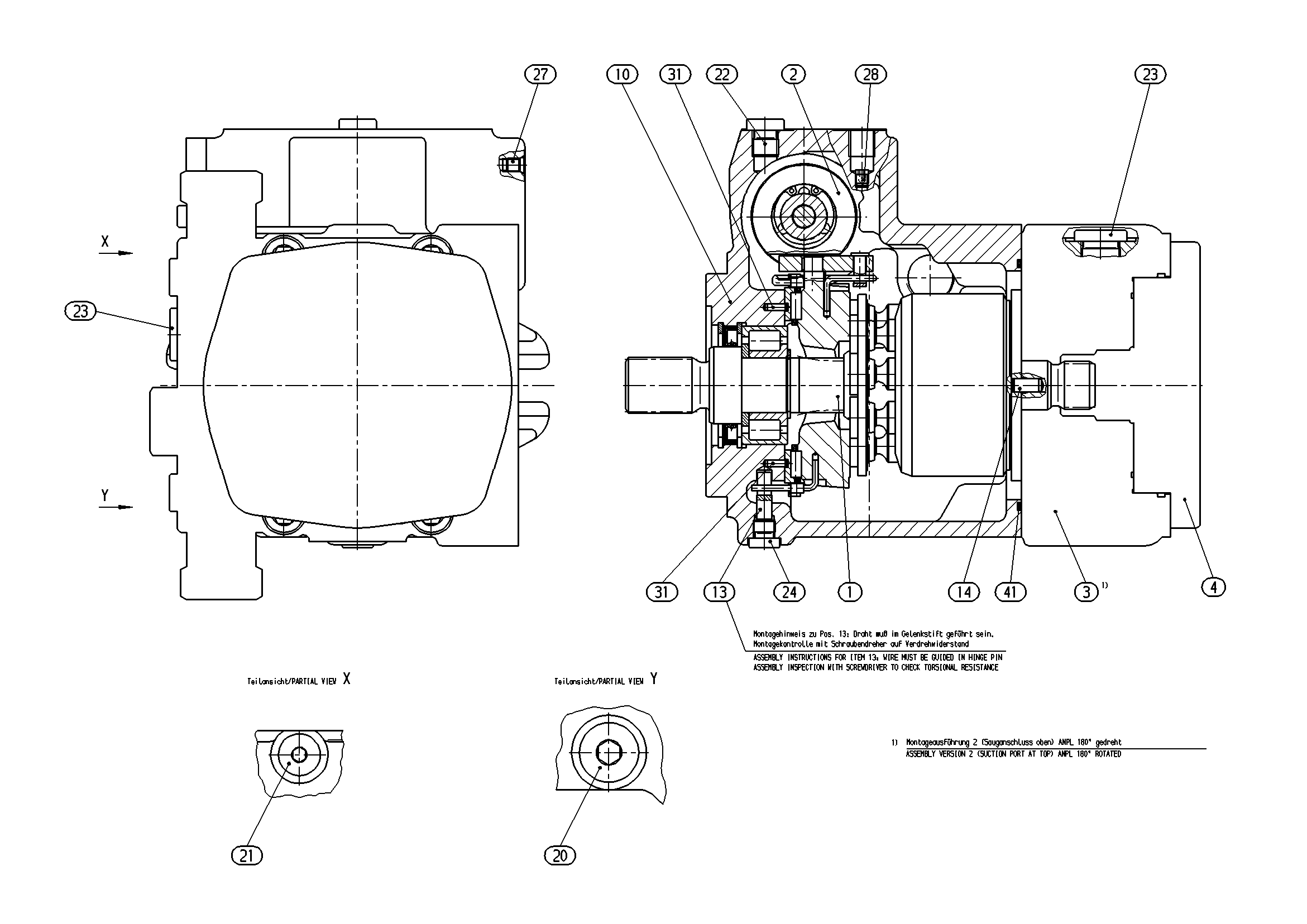 A10VG28DGM1/10R-NSC10F016S — Zeichnung