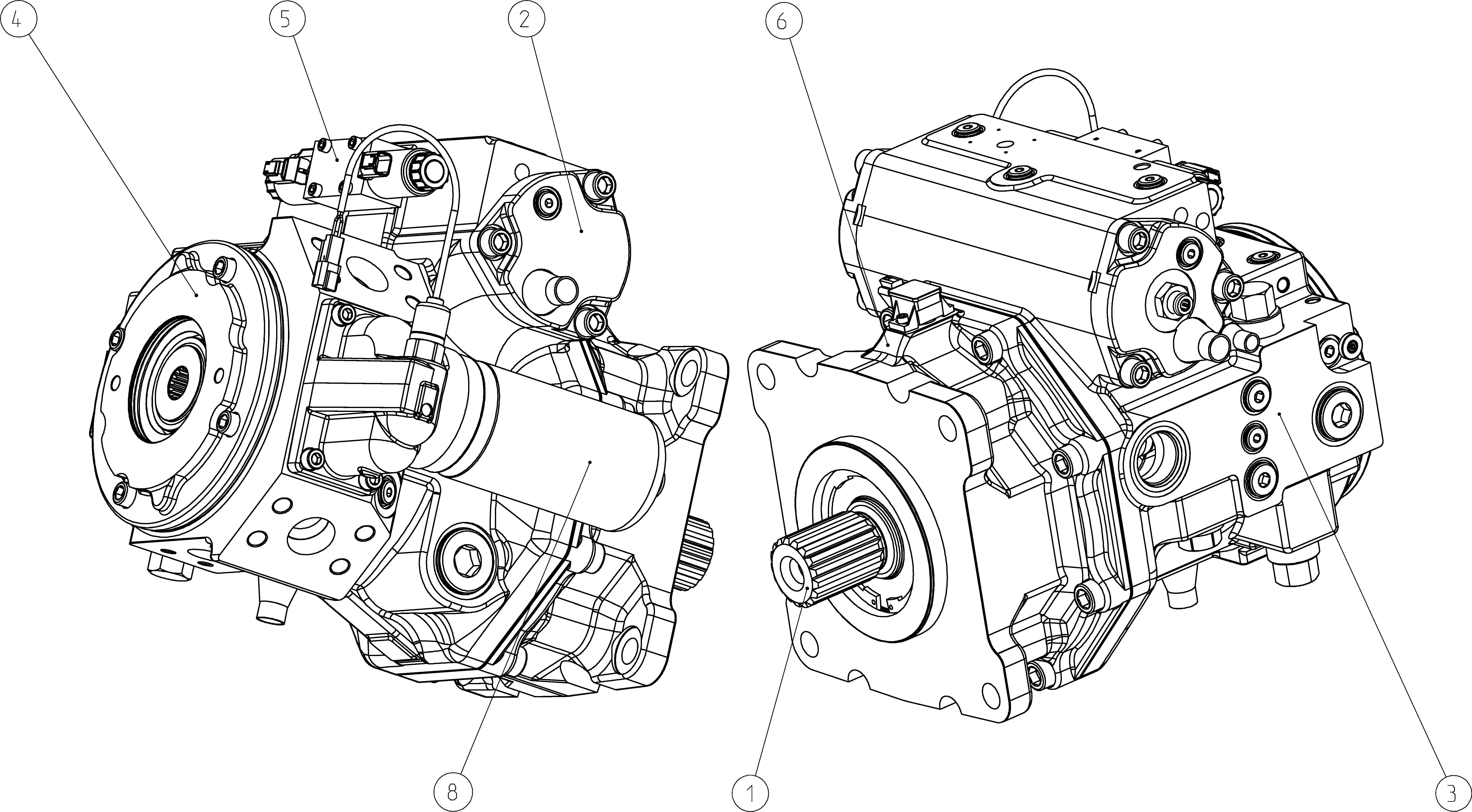 A4VG280ET6DPRB0/40MLNE4T31FB2S5AB00-0 — Zeichnung