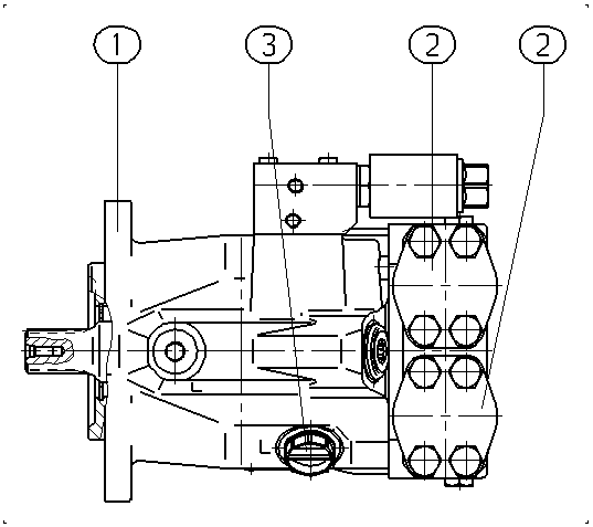 AL A10V M 63 EZ1 /52W1-VWC60N007 -S1064 — Zeichnung