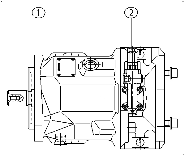 A A10V O 45 DRG /31R-PSC12K68 -SO420 — Zeichnung