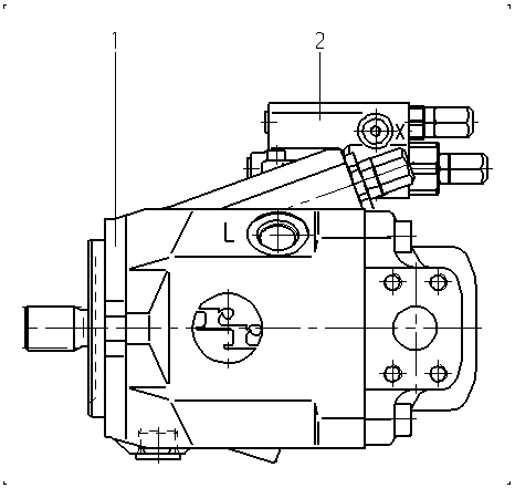 AAA10VO45DFR/50L-PSC12N00-SO327 — Zeichnung