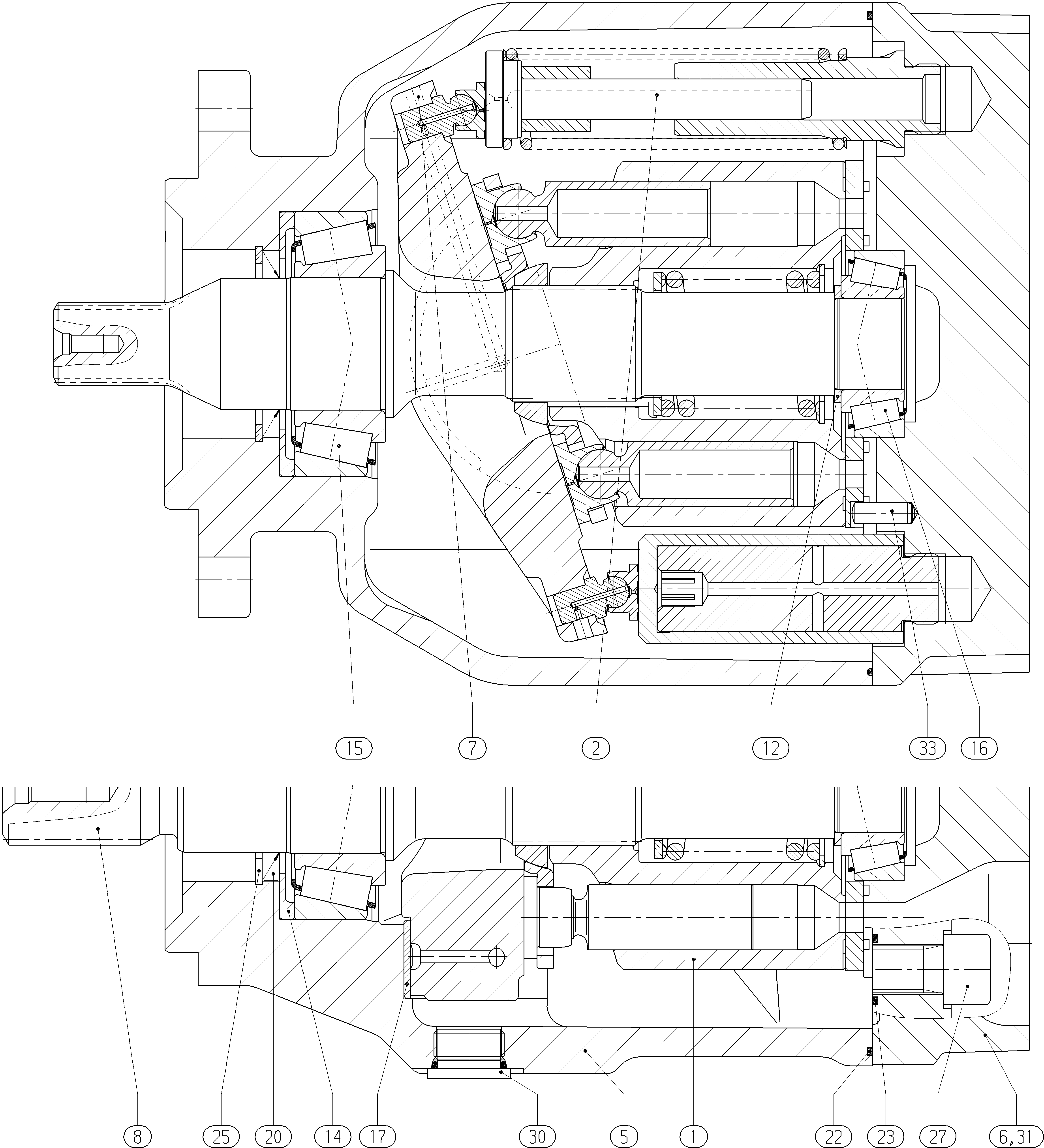 GH A10V O140 OV /31R-PQC61N00 — Zeichnung
