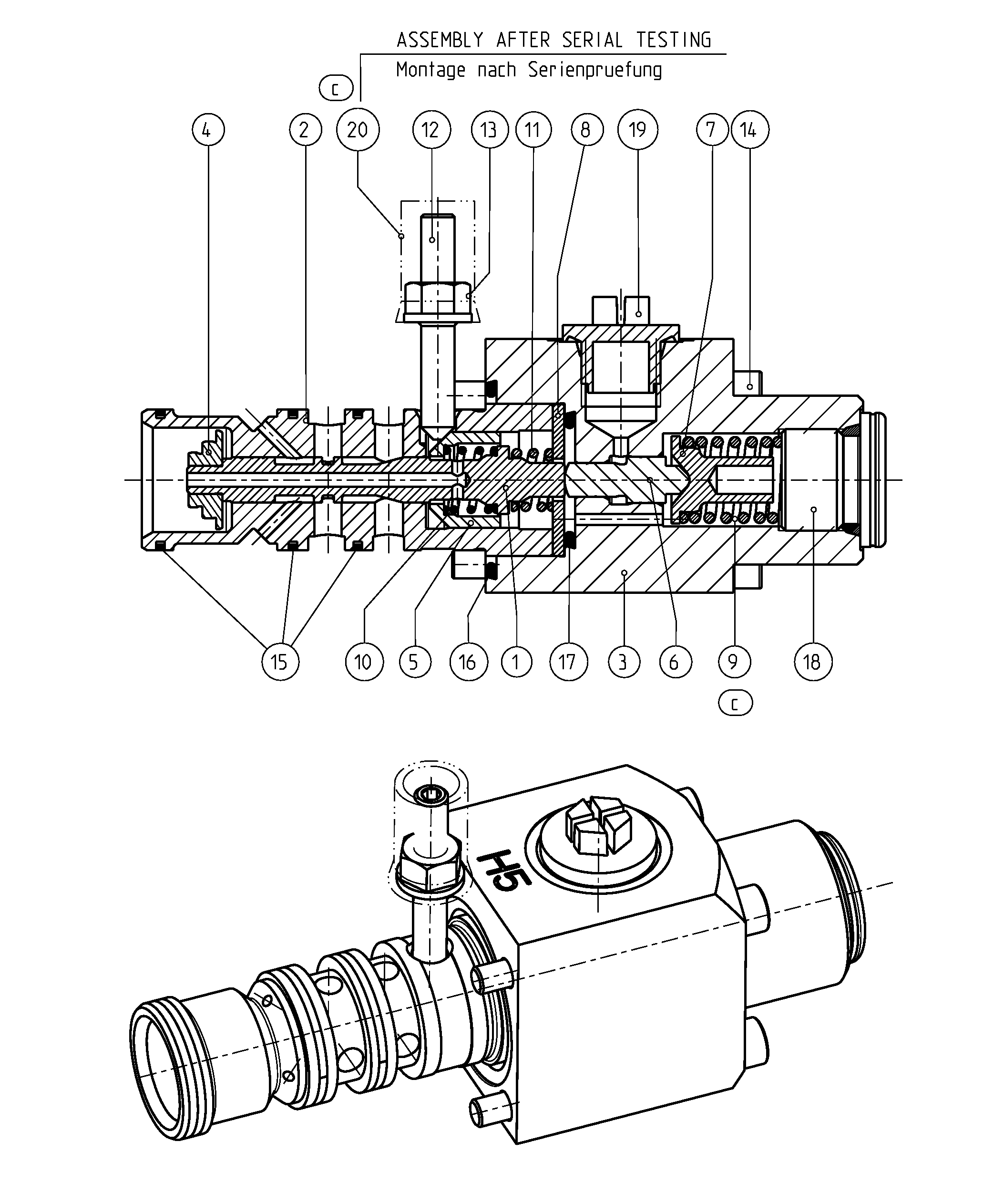 CONTROL ELEMENT — Zeichnung