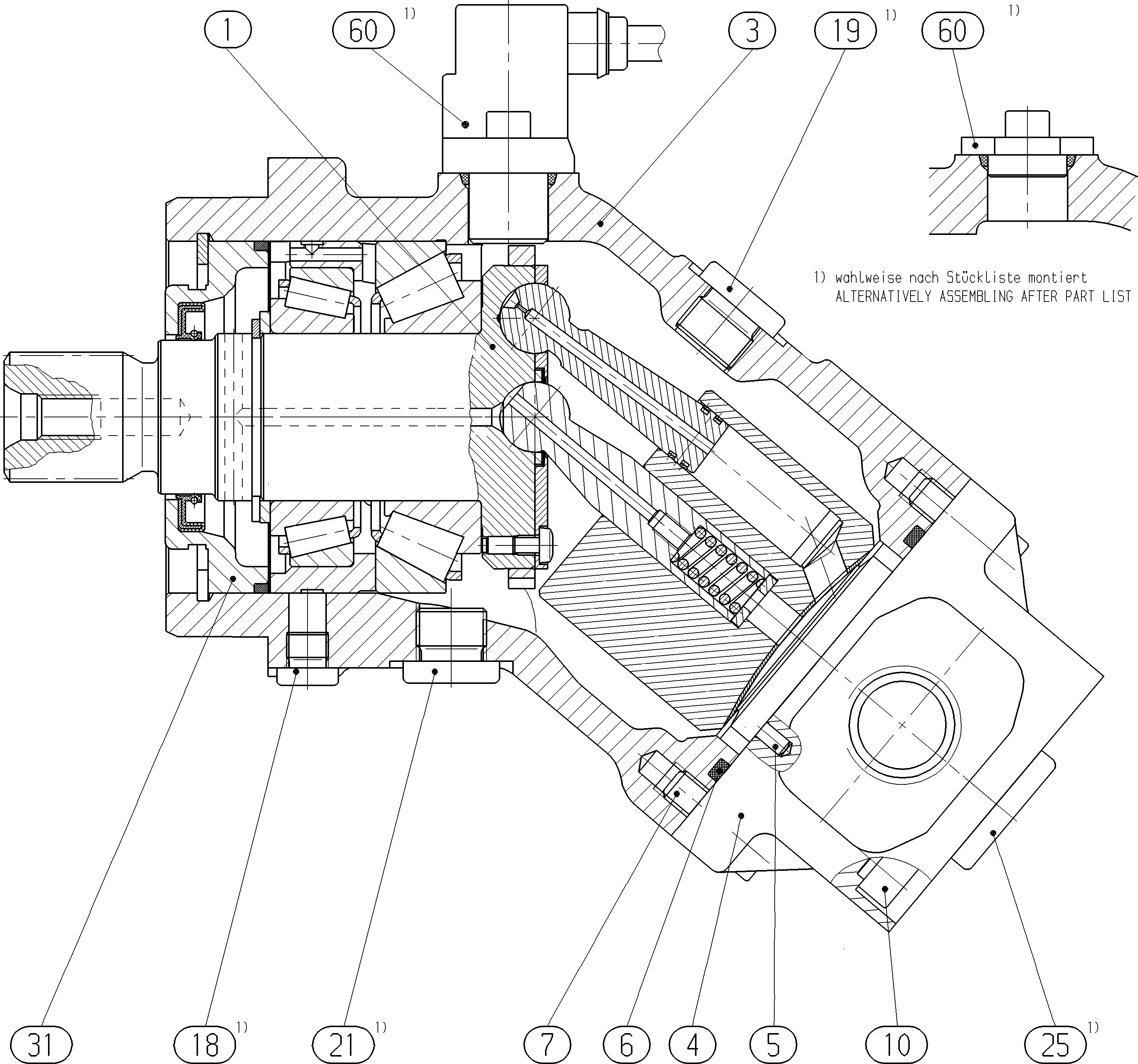 AXIAL-PISTON PUMP — Zeichnung