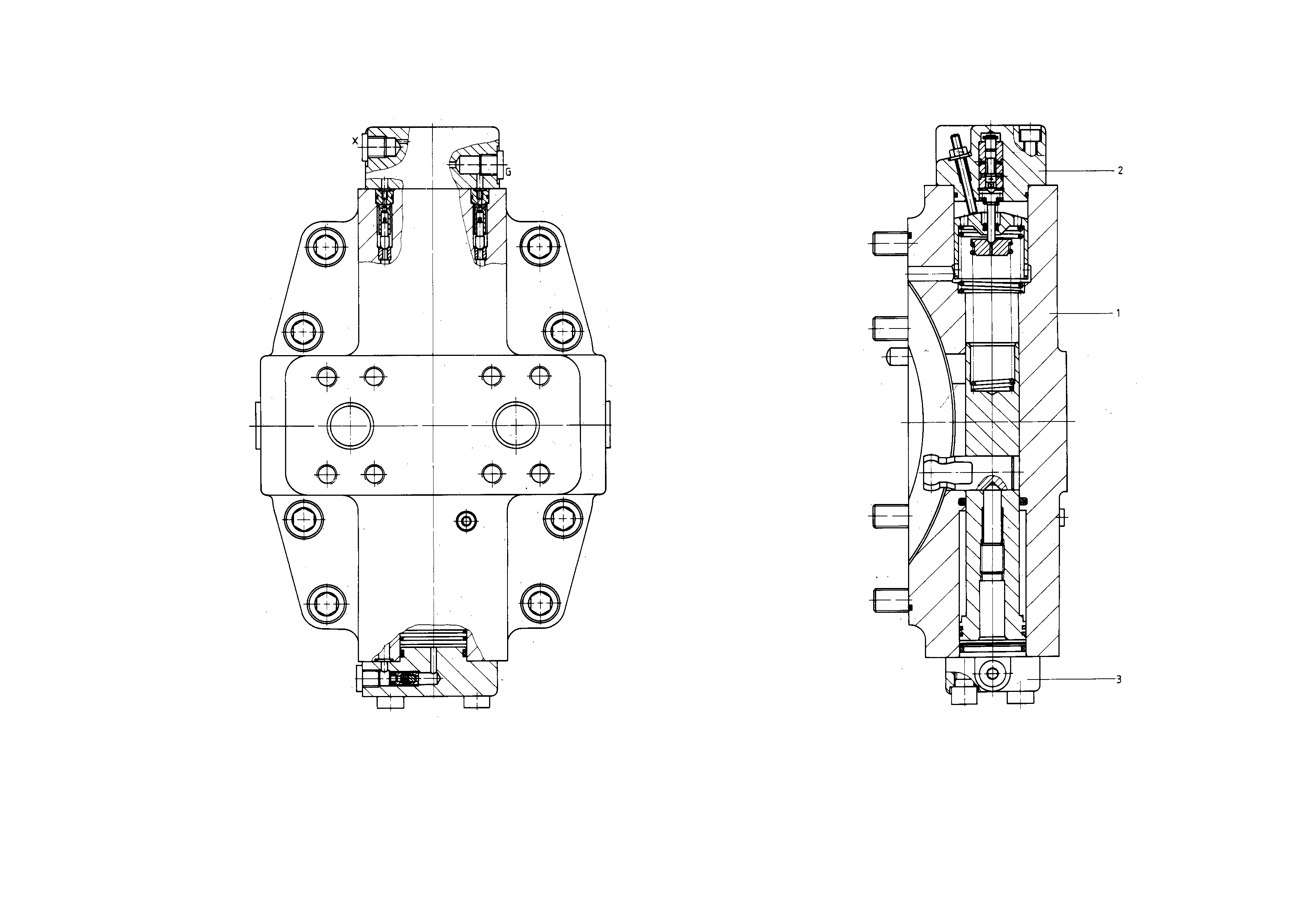 V A6V M 250 HA2 /61-P010A — Zeichnung