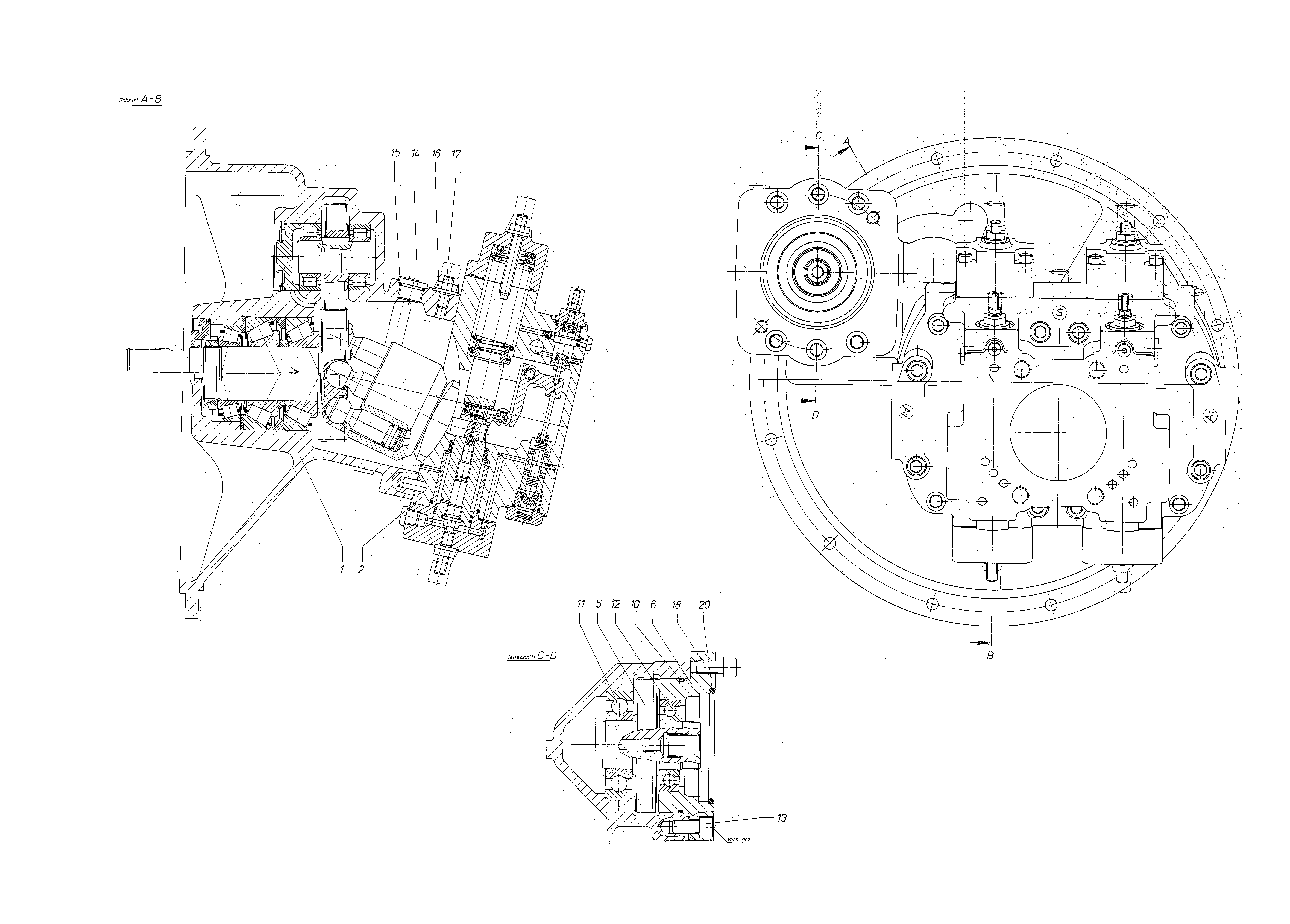A8VO80LR/60R1-PZG05KO2*SV* — Zeichnung