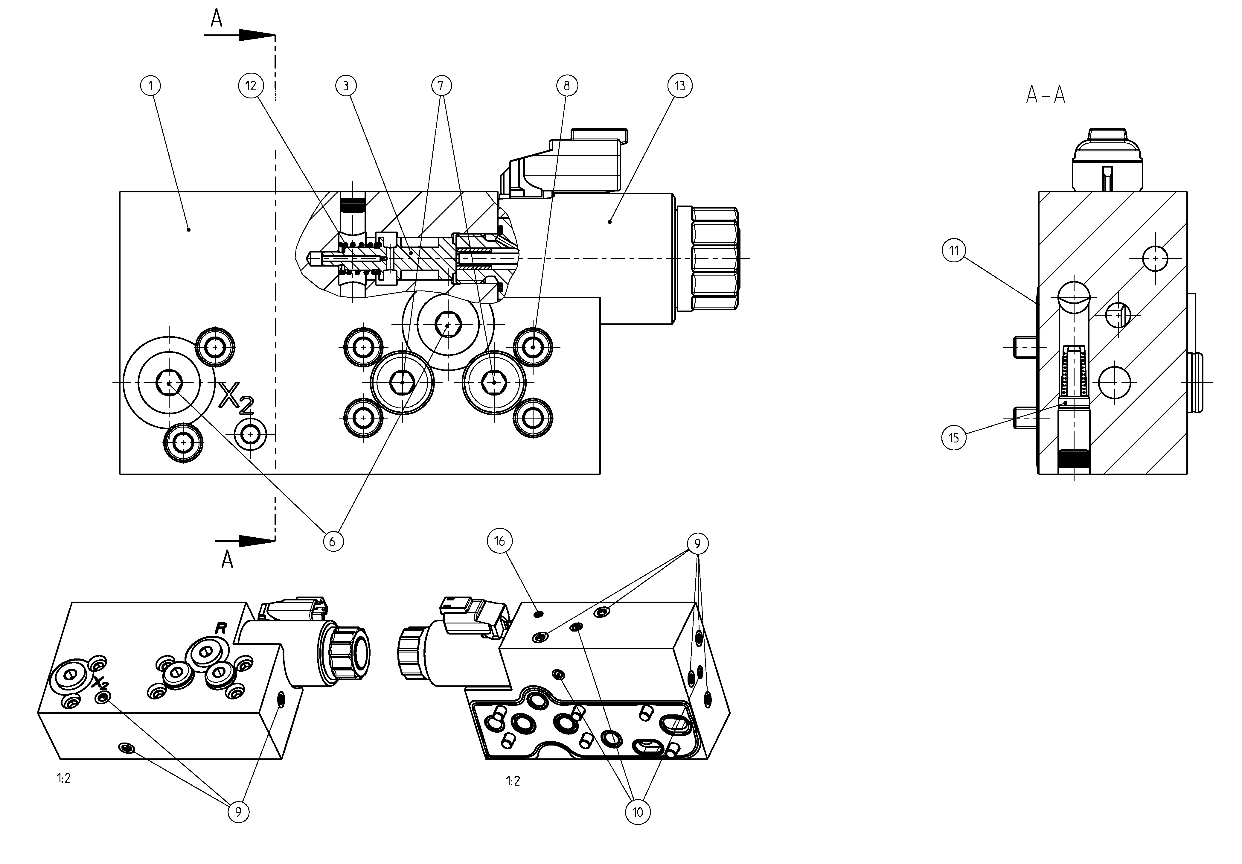 PRESSURE REDUCING VALVE — Zeichnung