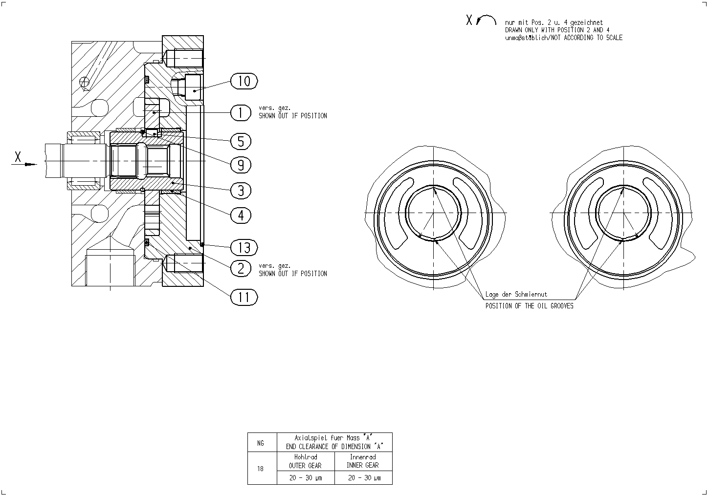 INTERNAL GEAR PUMP — Zeichnung