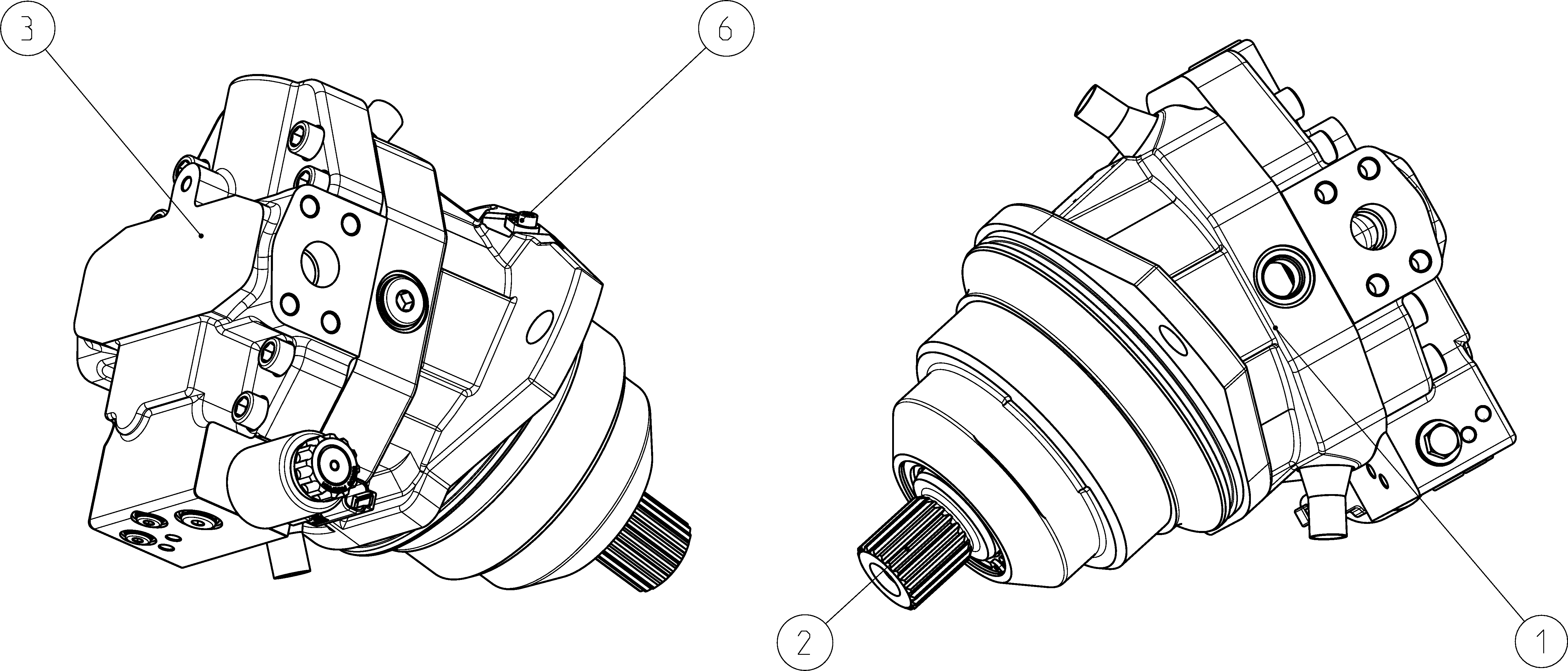 A6VE115EZ800P001F/71MWV0S2A120U-0 — Zeichnung
