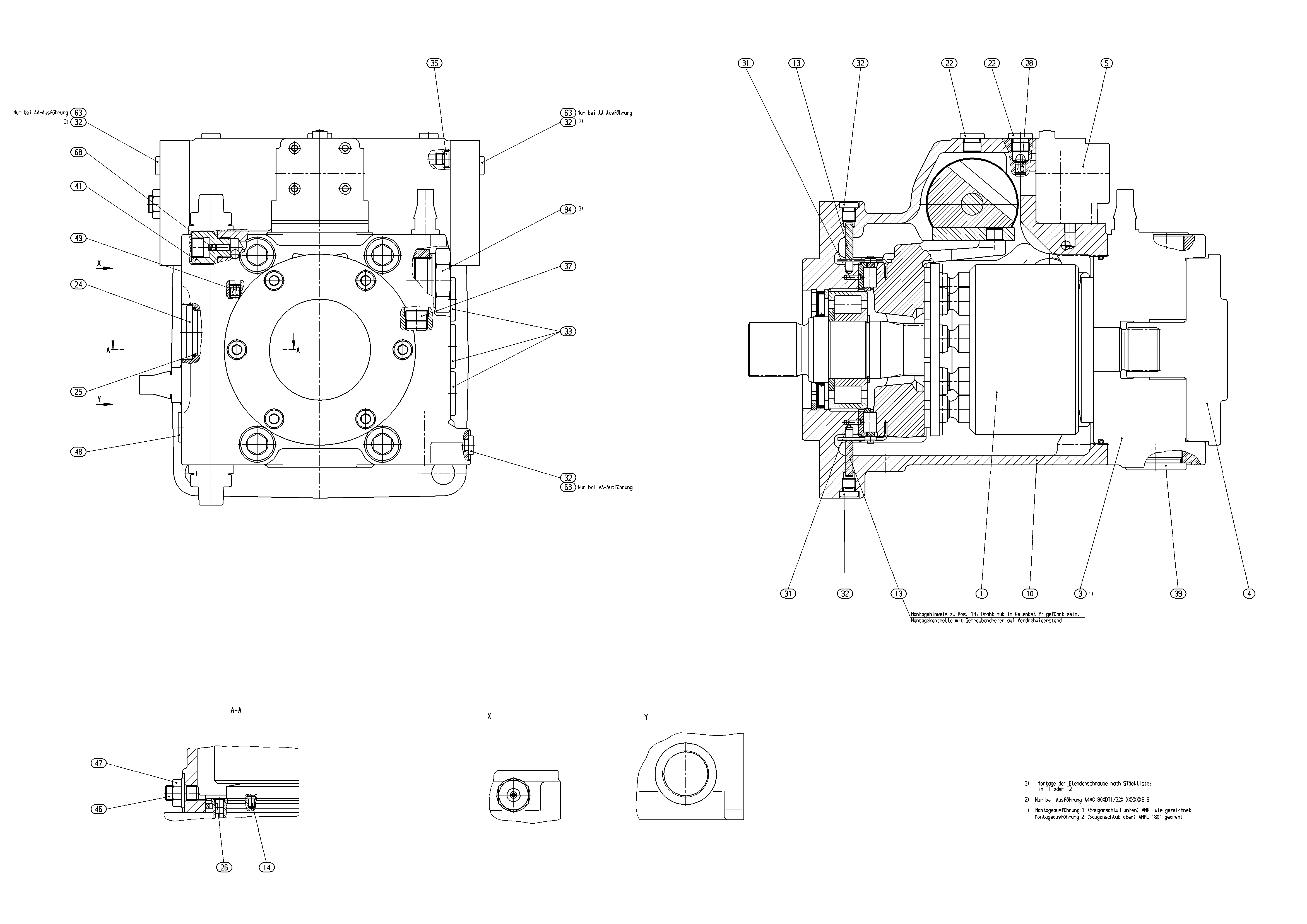 AXIAL-PISTON PUMP — Zeichnung