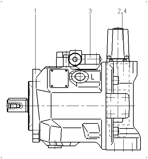 A A10VSO 28 DFEO/31L-PSA12N00 — Zeichnung