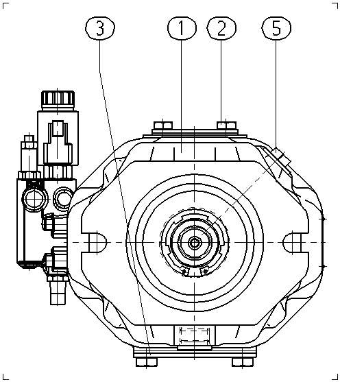 AP A10V O100ED 74/31L-VUC62N00P -S2924 — Zeichnung