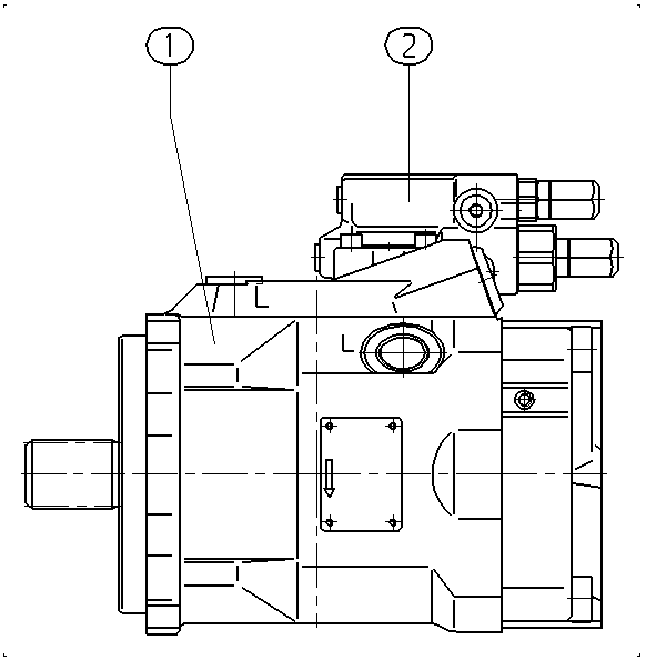 A A10V O 60 DR /52R-PSD61N00 -S2041 — Zeichnung