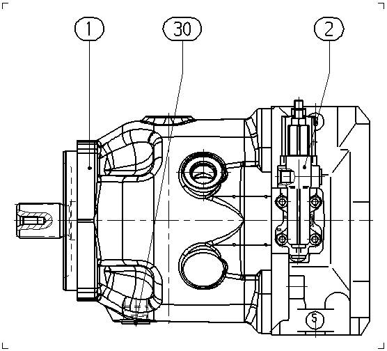 A A10V O 74 DRS /32R-VSD12K07 -SO413 — Zeichnung