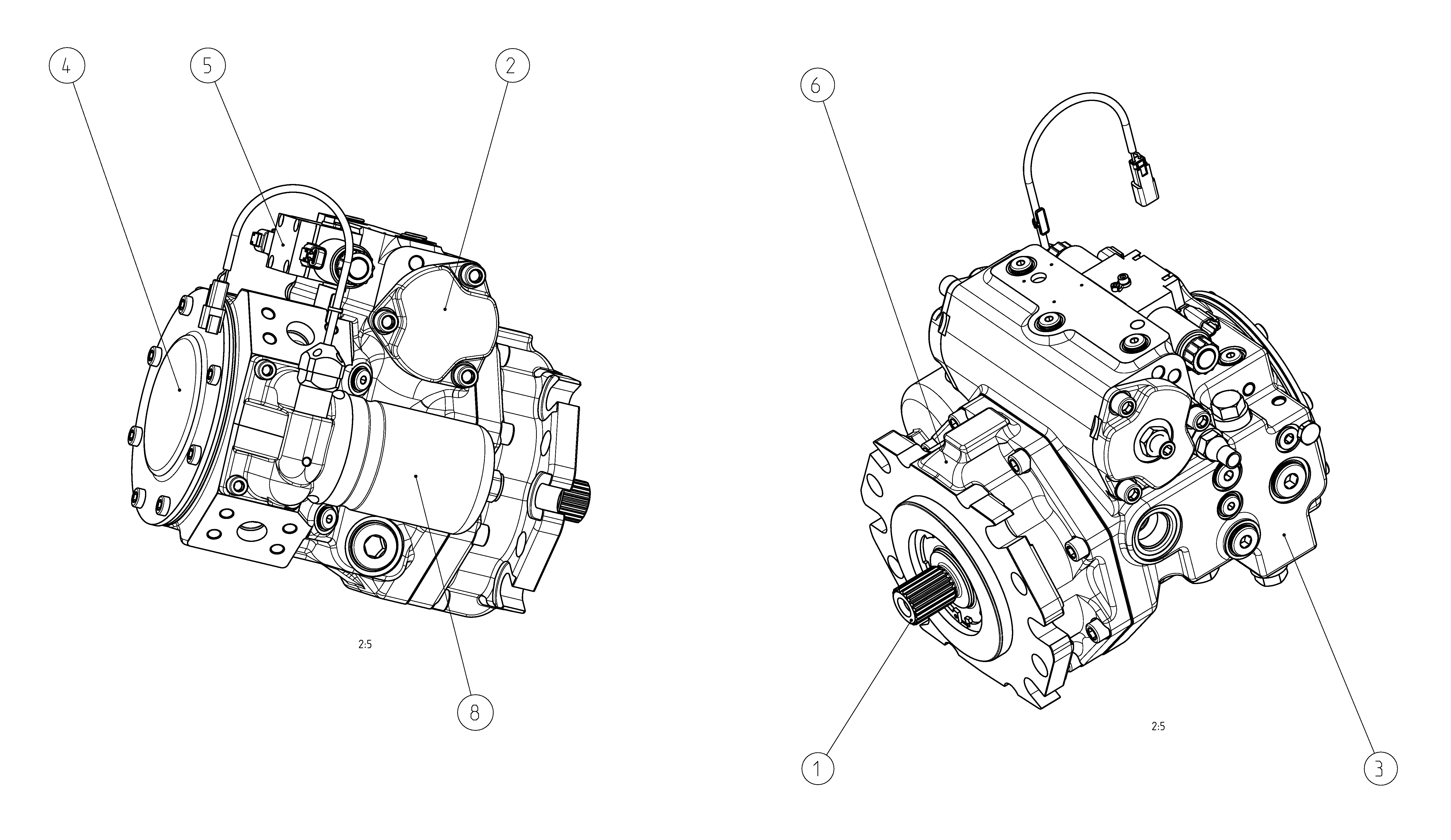 A4VG110EP2DP000/40MRND6V81F0000AB00-0 — Zeichnung