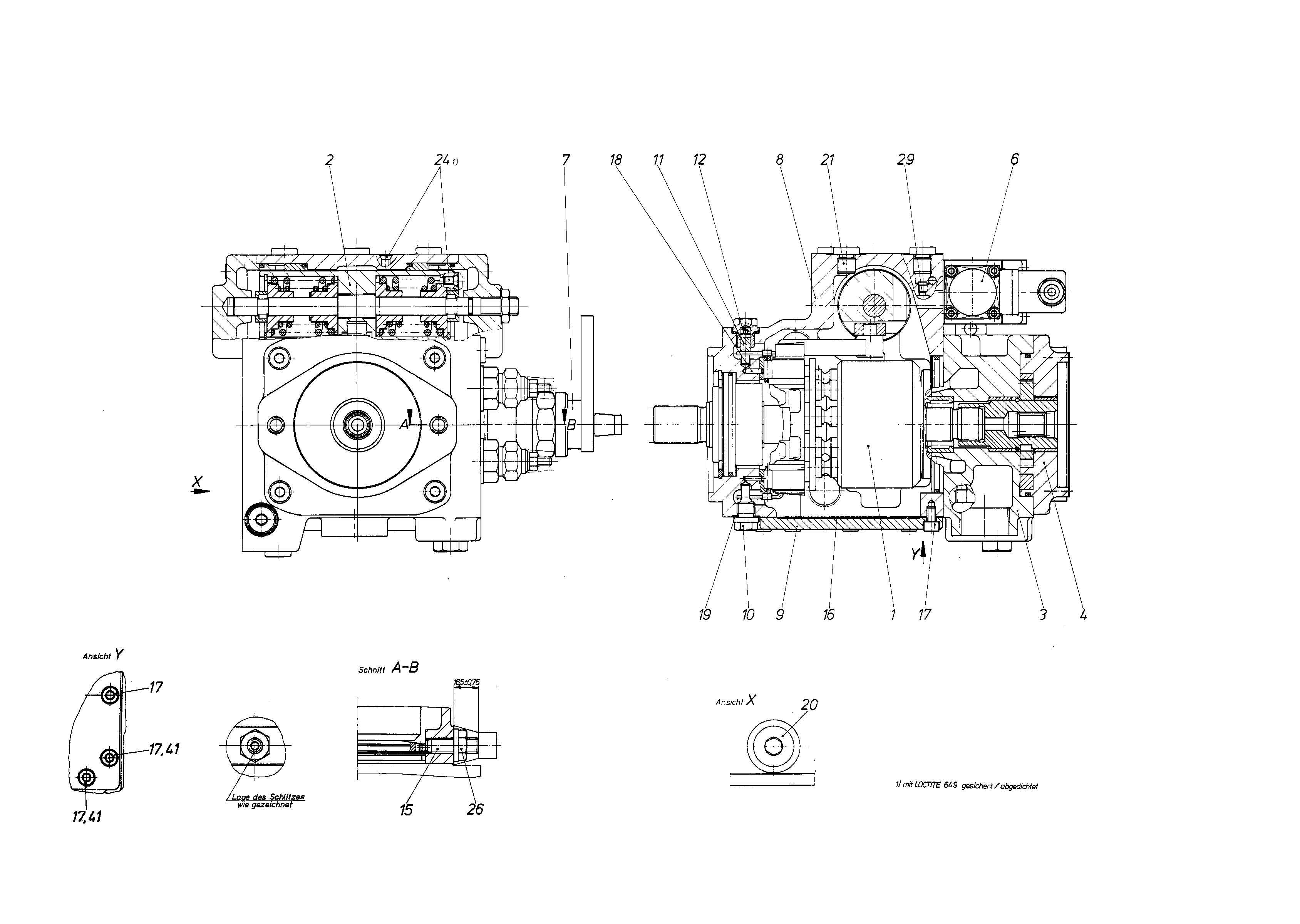 A4VG28DA13/30R-PSC10F011S — Zeichnung
