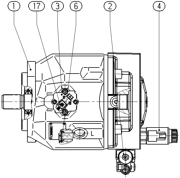 AXIAL-PISTON PUMP — Zeichnung