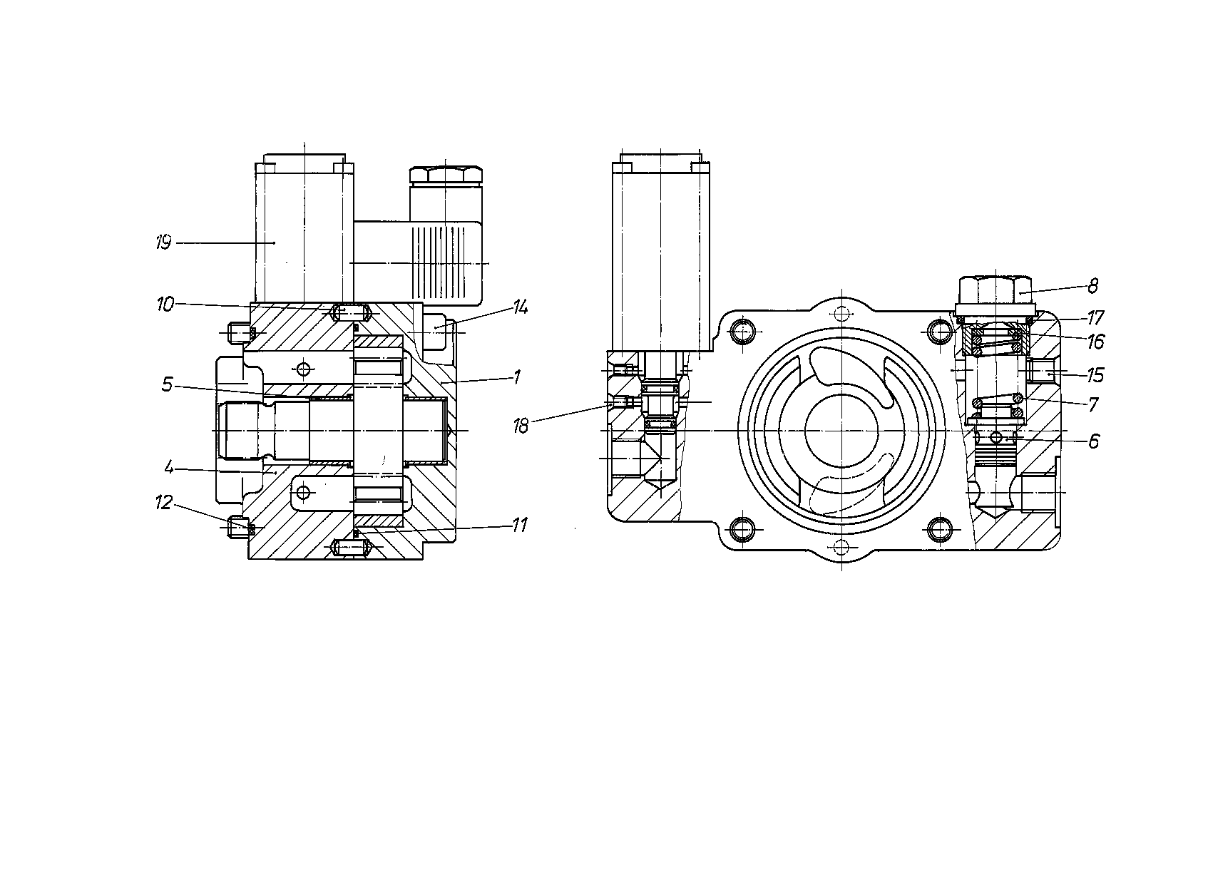 INTERNAL GEAR PUMP — Zeichnung