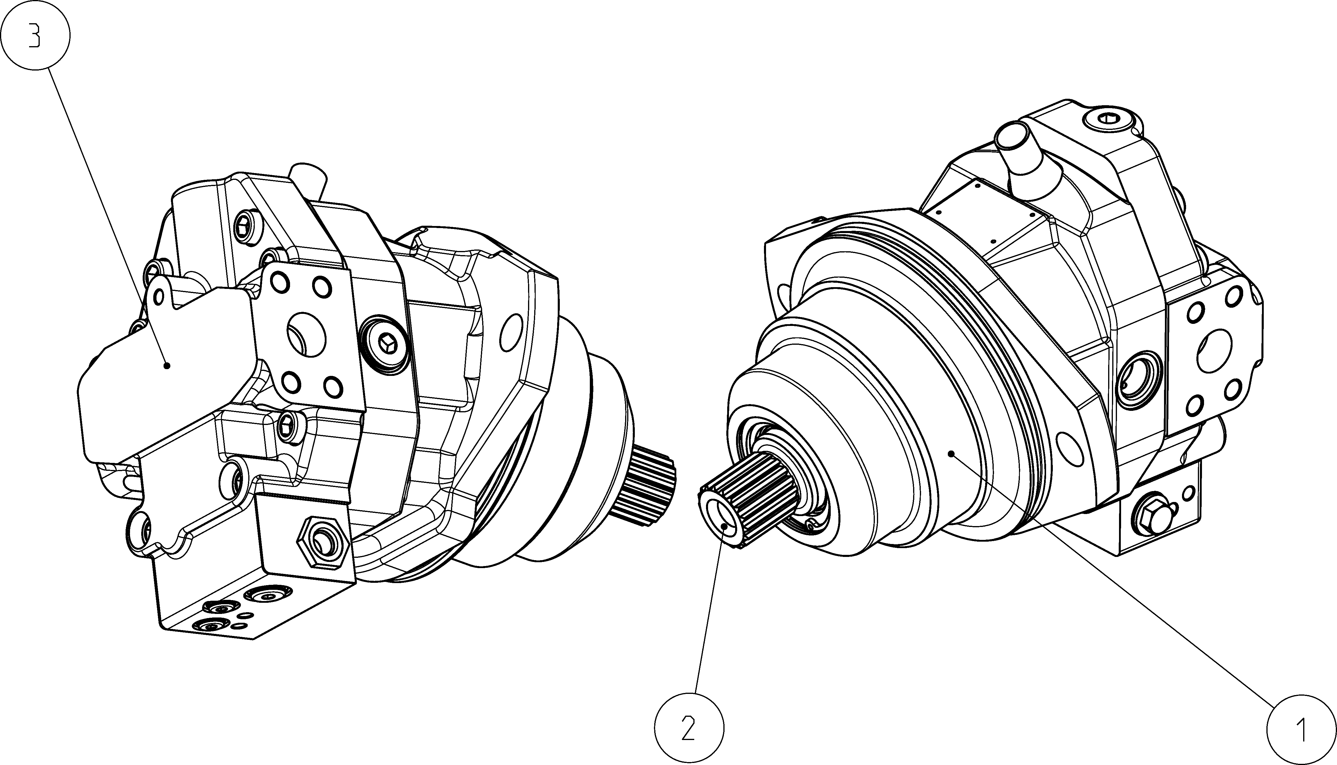 A6VE080HZ7000001C/65MWV0Y2Z9200-0 — Zeichnung