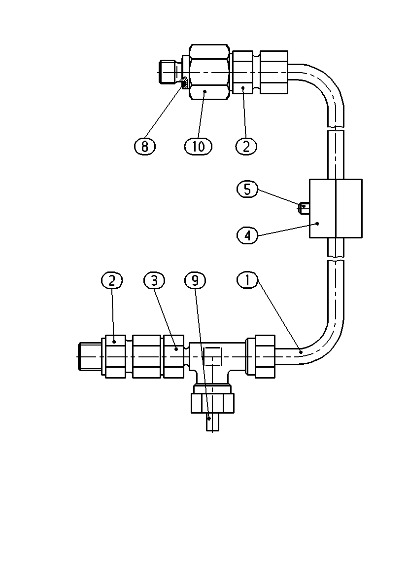 HYDRAULIC LINE — Zeichnung