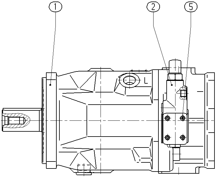 AXIAL-PISTON PUMP — Zeichnung