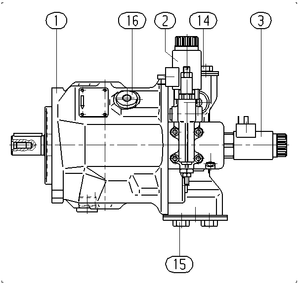 A A10VSO 45EP5ER/31R-PPA12N00H — Zeichnung