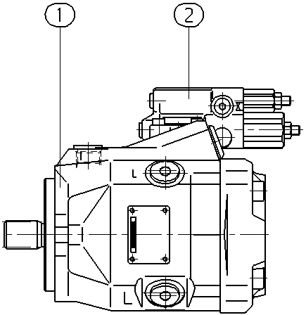 AL A10V O 45 DFR1/52L-VSC11N00 -S2062 — Zeichnung