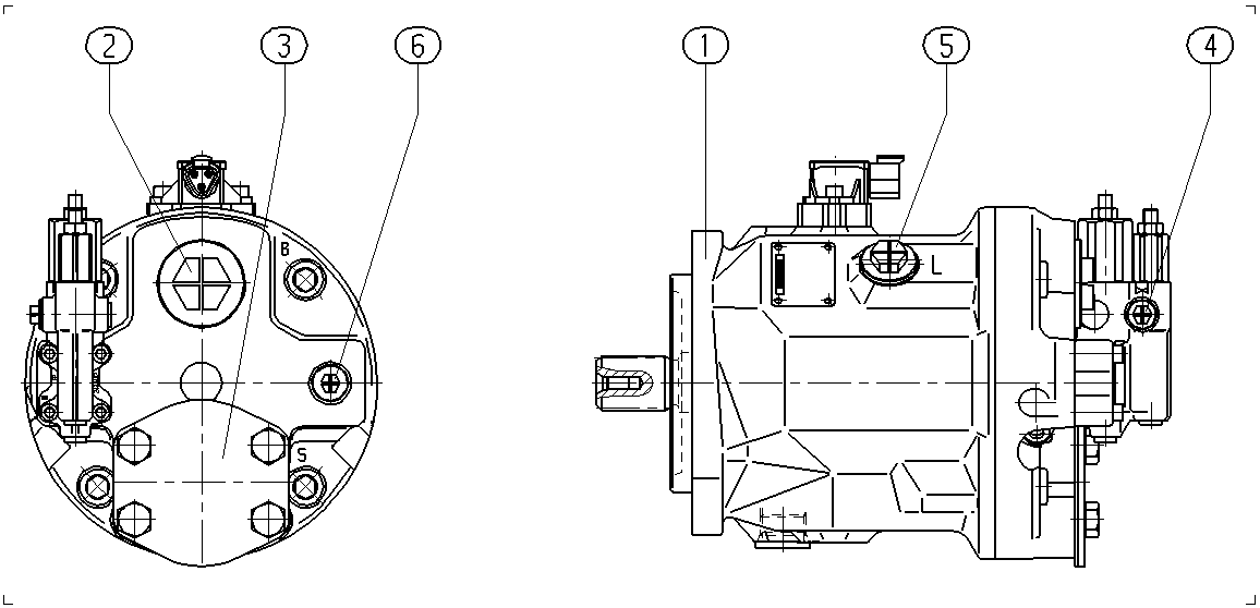 APA10VO74DFR1/31R-VSC59N00'980392*G*& — Zeichnung