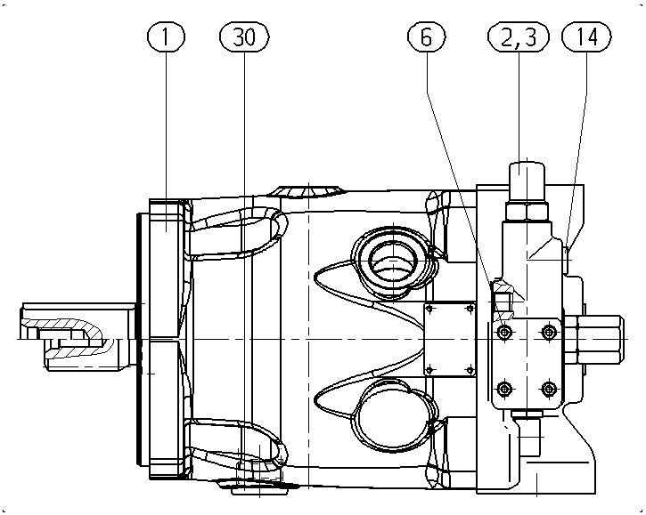 A A10VSO140 DRS /32R-VPB12N00 — Zeichnung