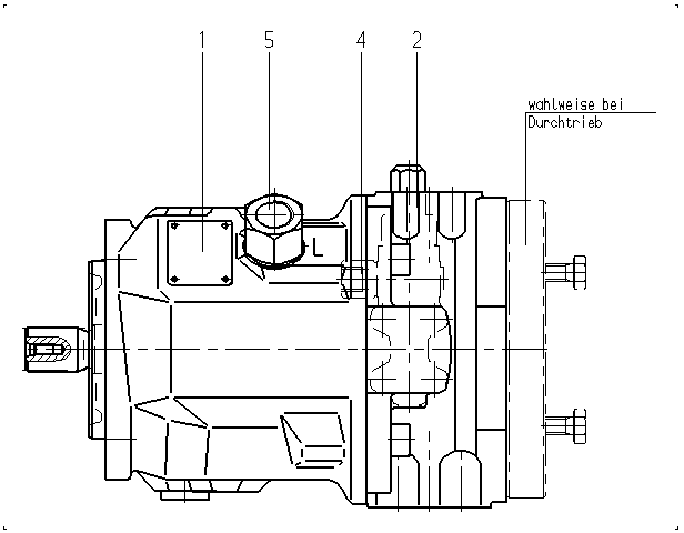 A A10V O 45 DRG /31L-PRC12K68 — Zeichnung