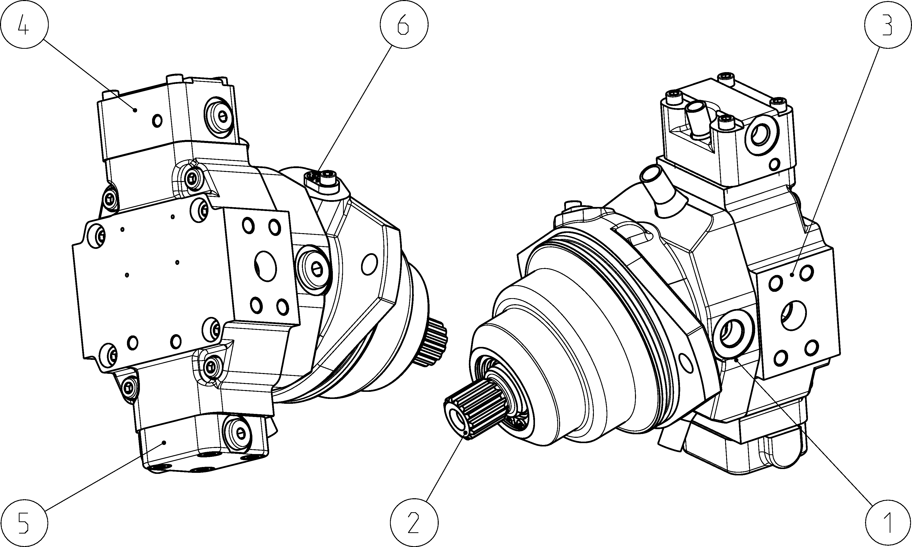 A6VE28HD6/63W-VAL020U0B-S — Zeichnung