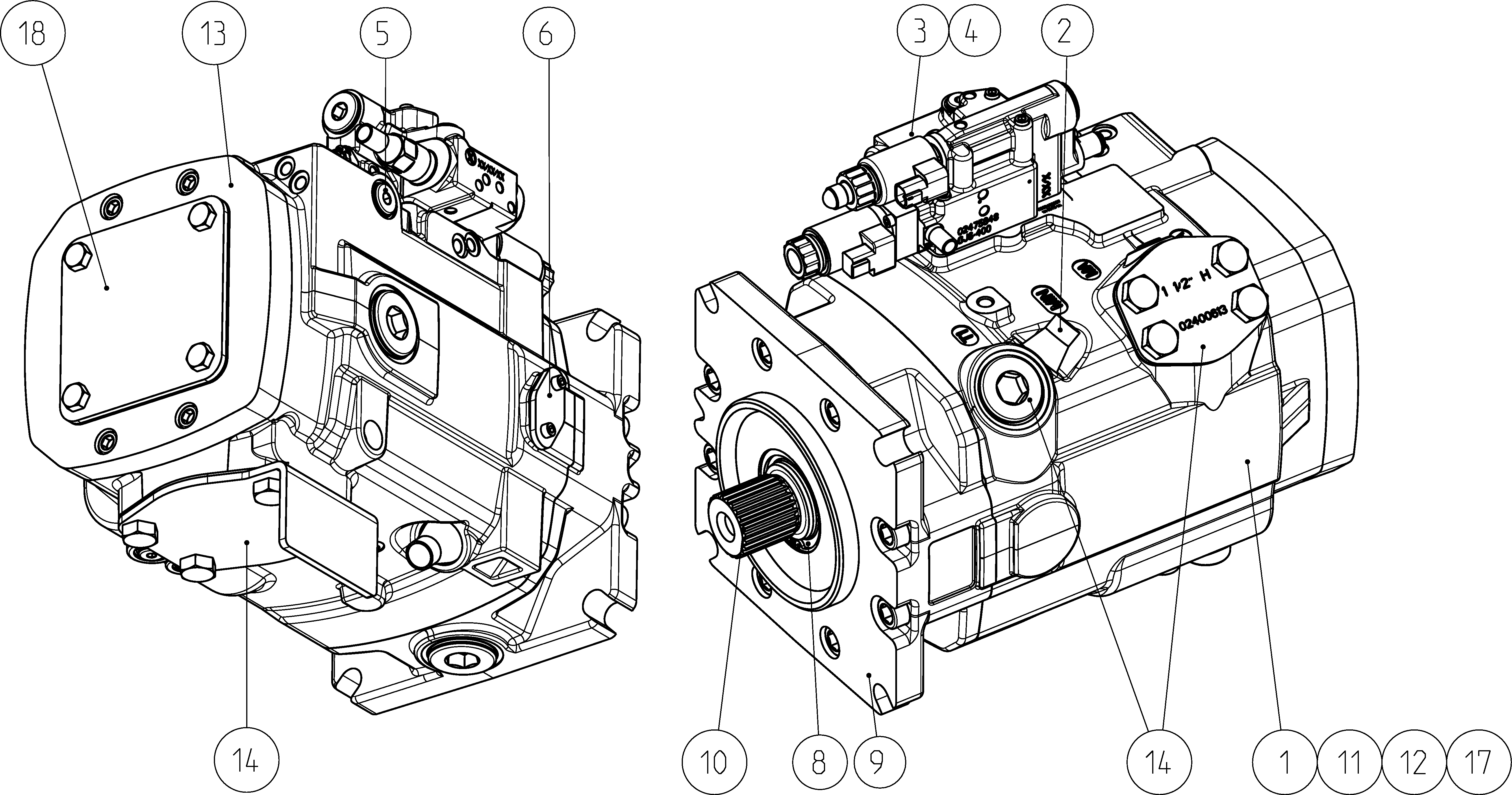 LA11VLO210E2DGT6AP0/40MRVE4A21SC4S70-S — Zeichnung