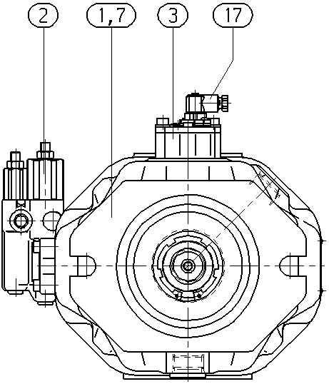 AHA10VO100DFR1/31L-VWC12N00-S2415*PT* — Zeichnung