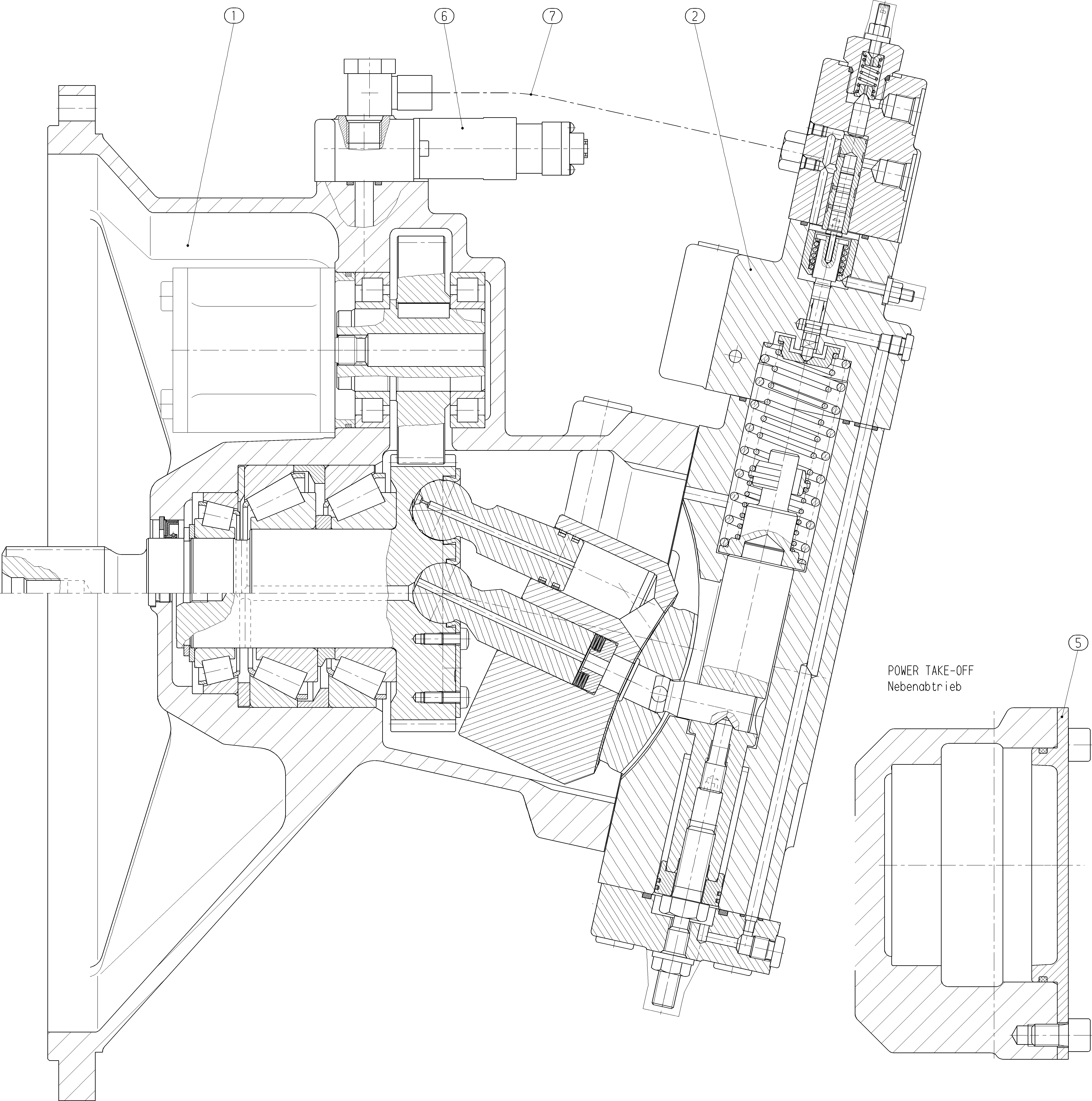 A8VO200LA1KH1/63R1-NSG05F00X-S — Zeichnung