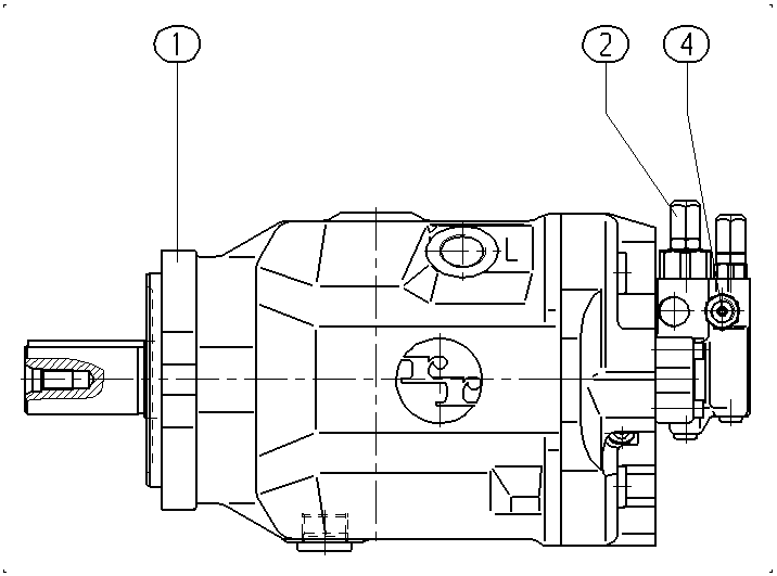 A A10VSO100 DRG /31R-PPA11N00 -SO 52 — Zeichnung