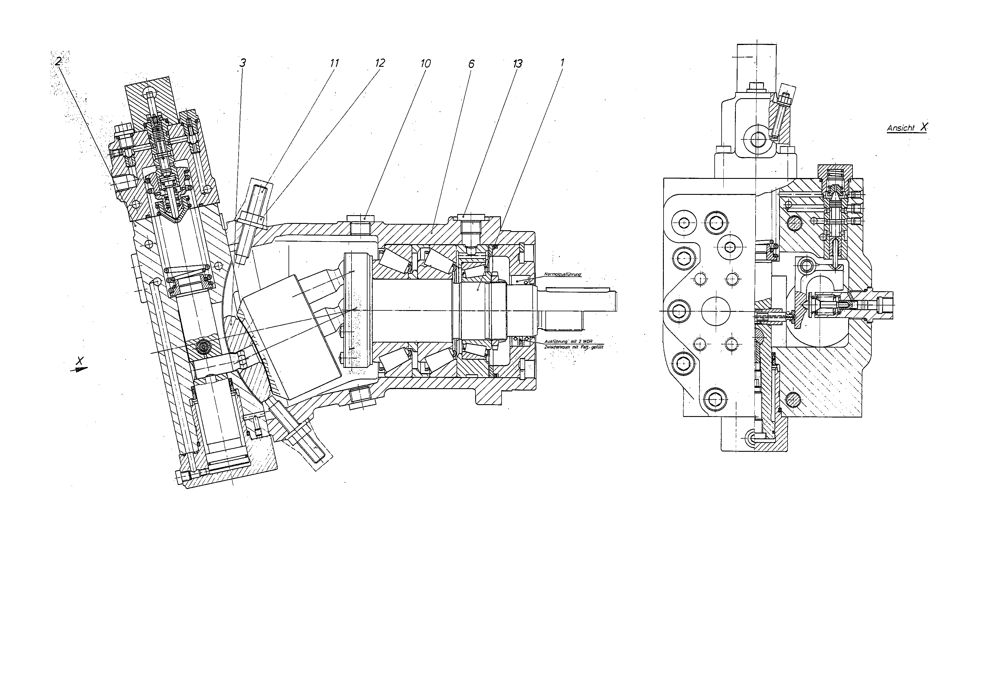 V-PUMPEA7VTO80LRH/60L-PZB1 — Zeichnung
