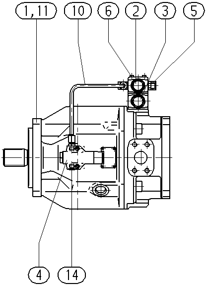 AH A10V O140 DFLR/31L-VSD62K07 — Zeichnung