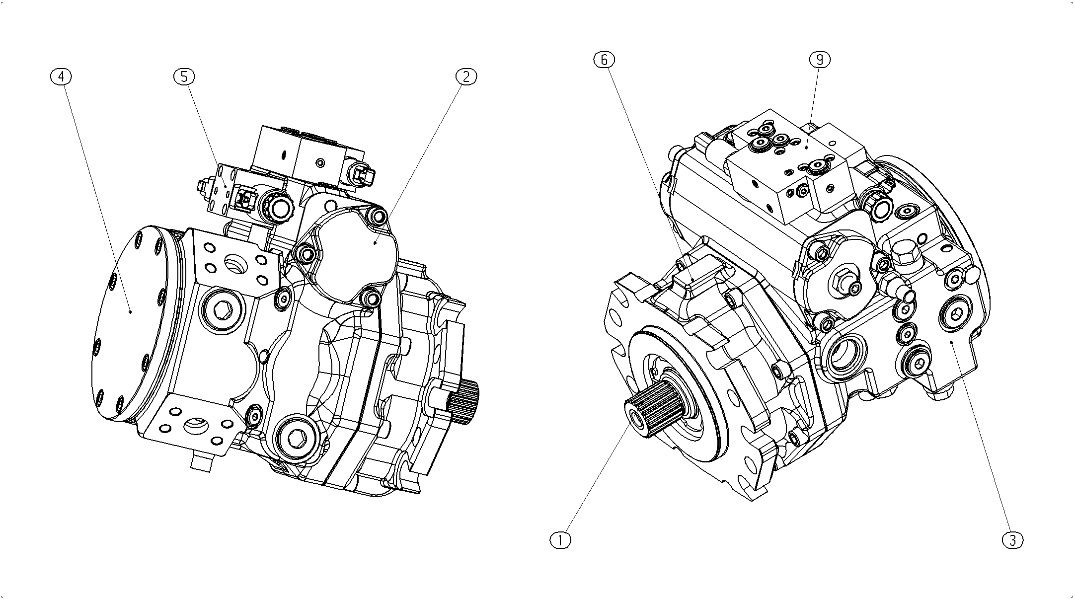 A4VG110EV2DP000/40MLND6A11F0000AS00-O — Zeichnung