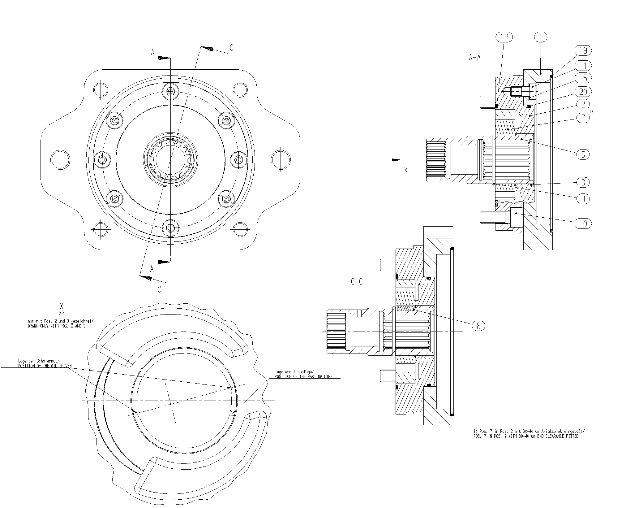 INTERNAL GEAR PUMP — Zeichnung