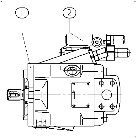 A A10V O 28 DR /52L-PSC62N00 -SO 97 — Zeichnung