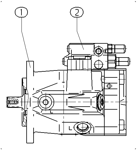 AA10VO60DFR1/52R-PQC11N00-SO262 — Zeichnung