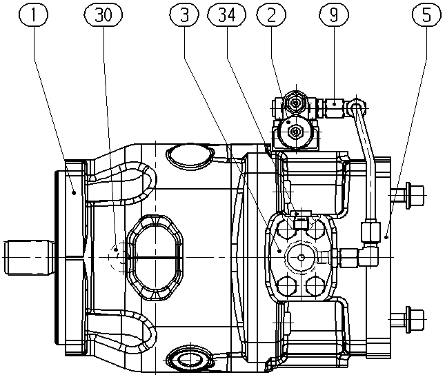 A A10VSO 71 DRS /32L-VSB22U15 -SO157 — Zeichnung